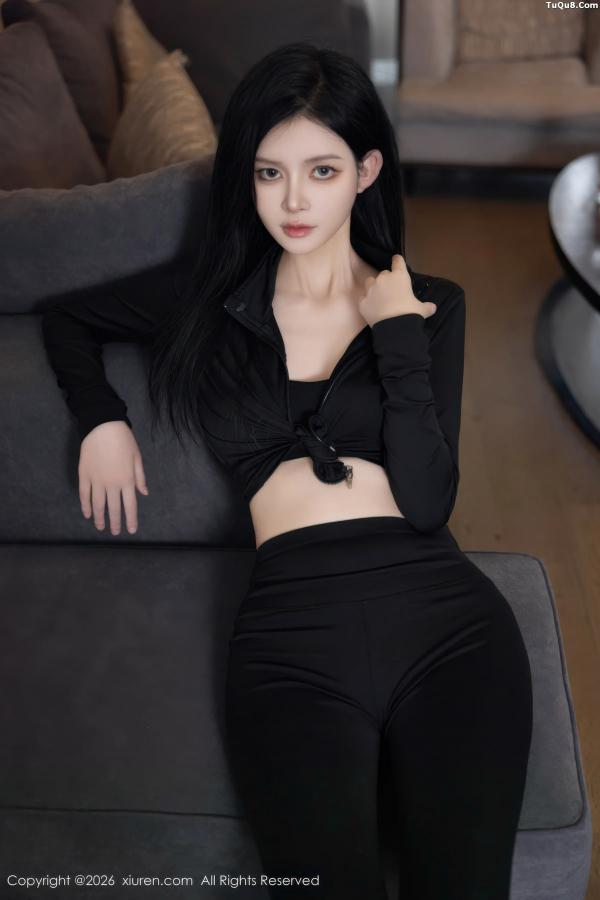   [XiuRen]高清写真图 2026.01.28 No.11283 沈如斯 黑色情趣服饰第10张图片